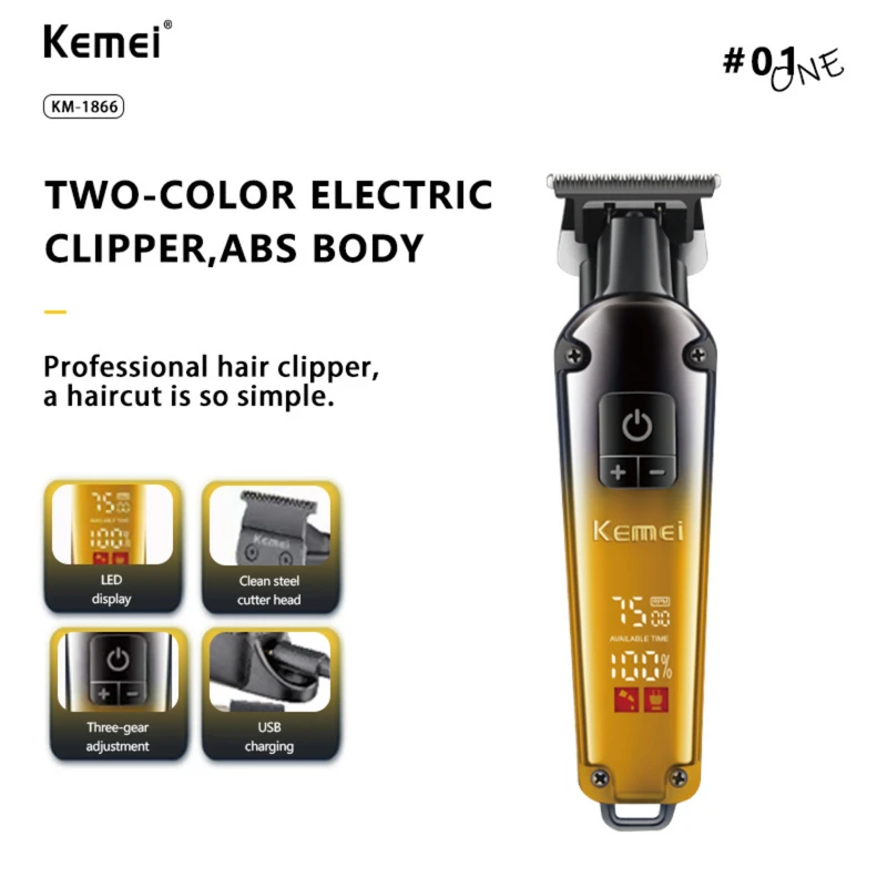 ماشین اصلاح موی سر و صورت شارژی کیمی مدل KM-1866 - Image 6