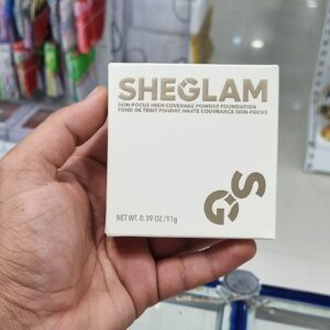 پنکک فشرده شیگلم Skin-Focus High Coverage Powder Foundation با پد مخصوص ۱۱ گرمی