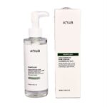 بطری روغن پاک کننده پوست حساس آنوا با حجم 200 میل و نوشته Heartleaf Pore Cleansing Oil Mild