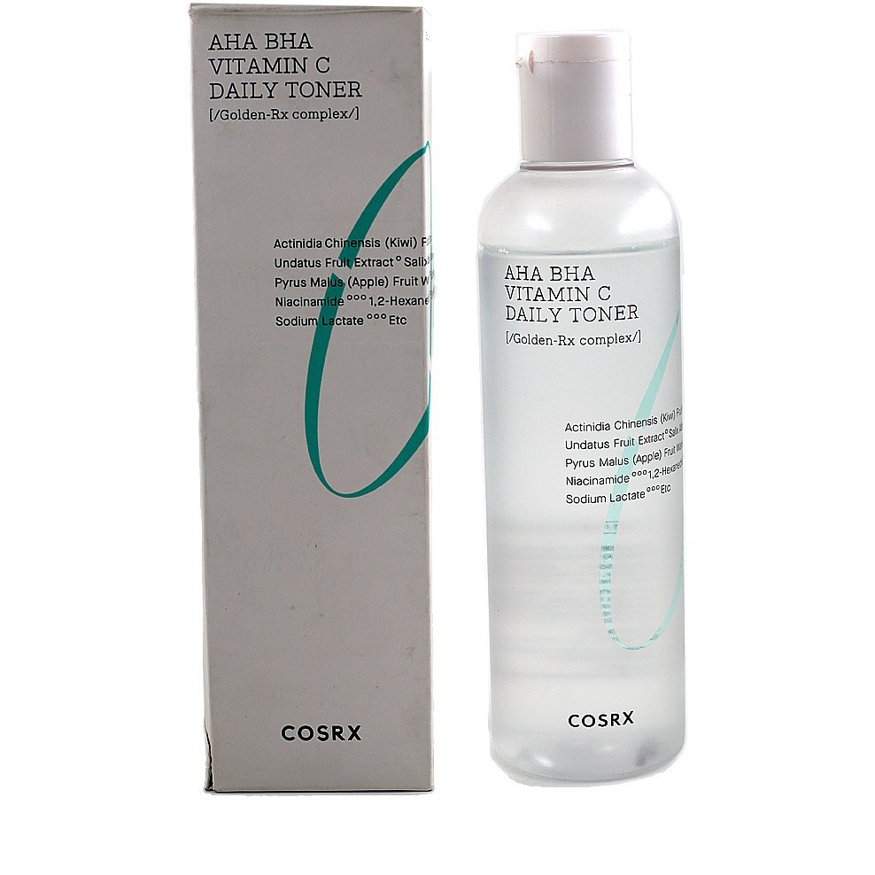 بطری تونر COSRX Refresh AHA/BHA Vitamin C Daily Toner با حجم ۲۸۰ میلی‌لیتر