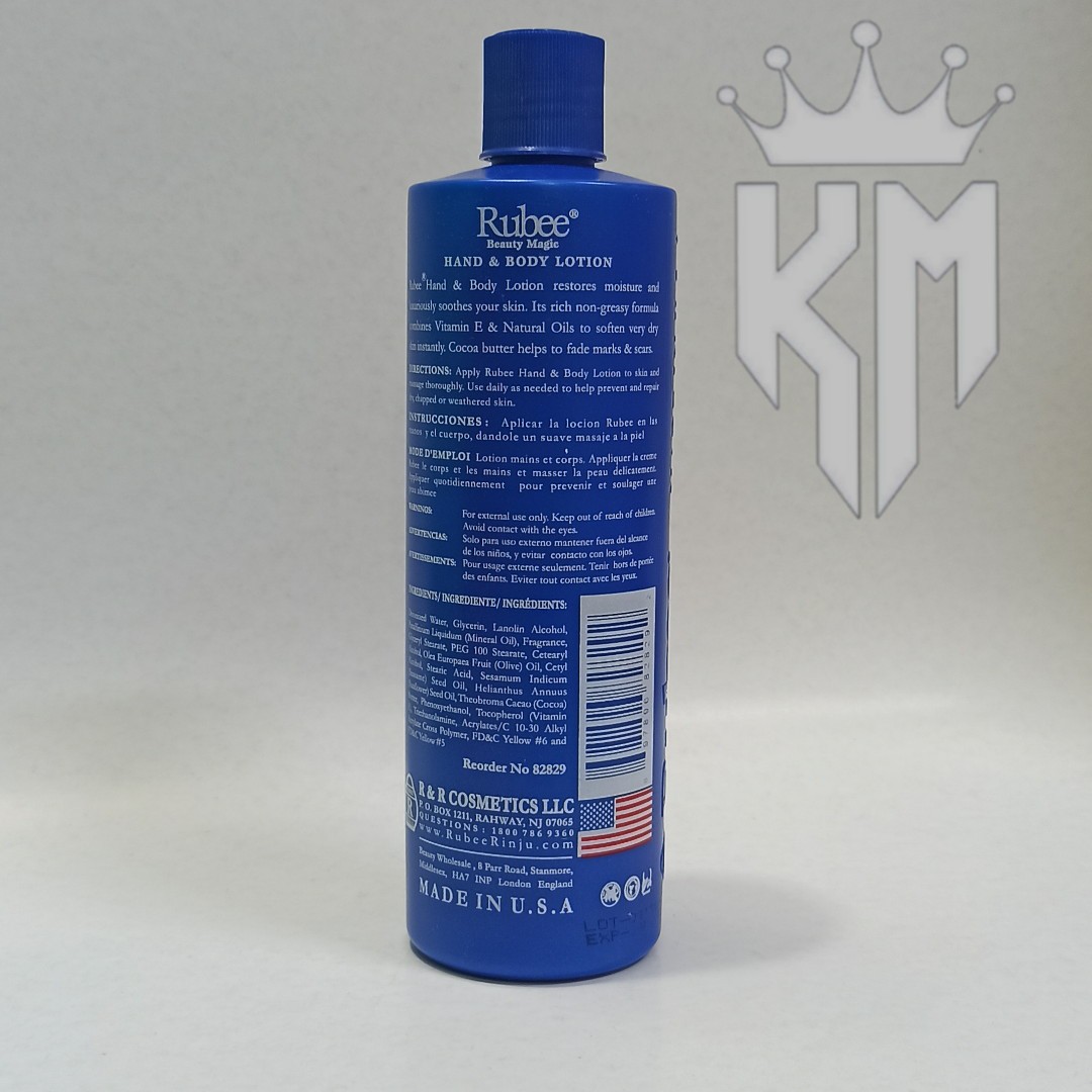 لوسیون روبی آمریکایی Rubee معطر و بسیار با کیفیت مخصوص دست و کل بدن - Image 2