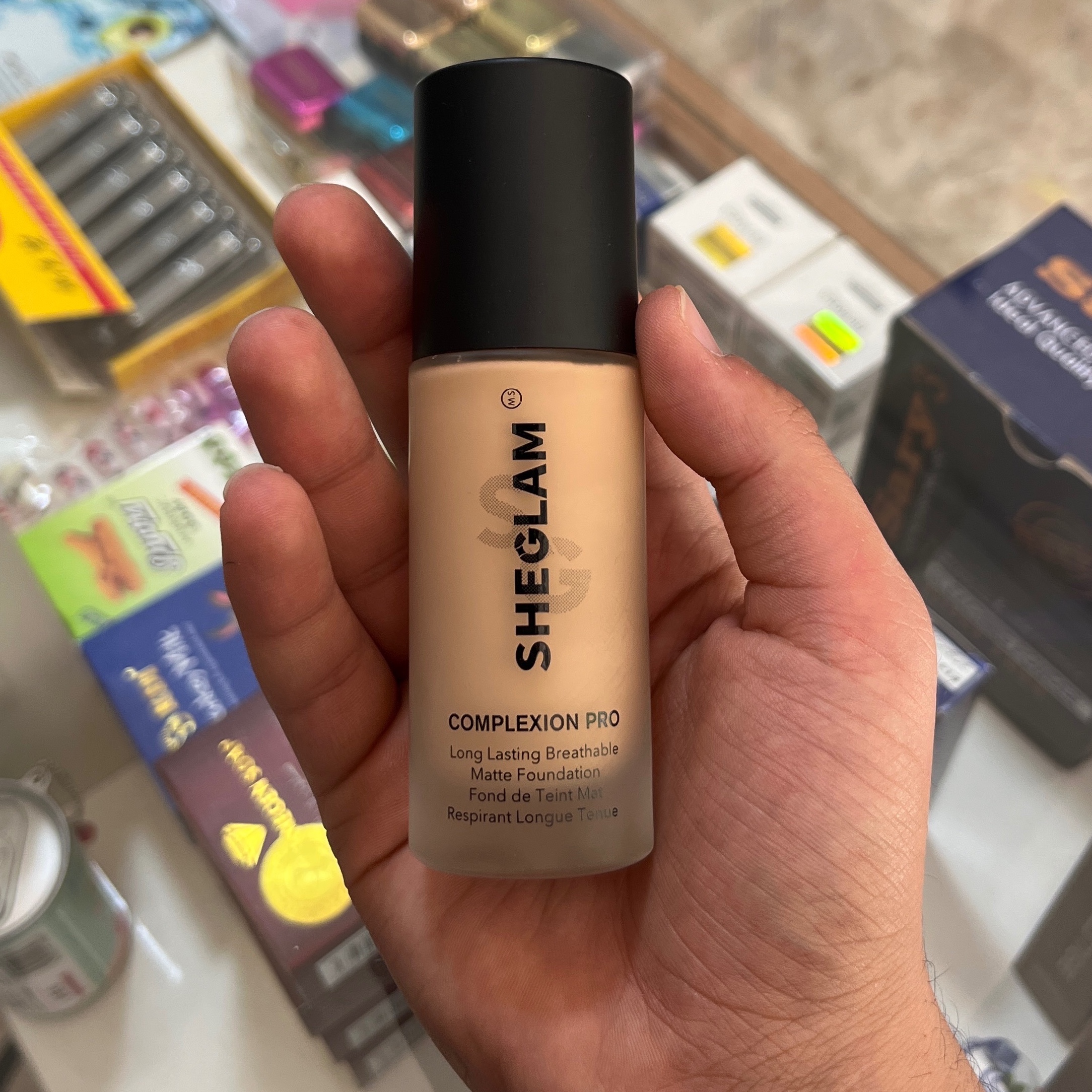 کرم پودر شیگلم Sheglam complexion pro long lasting breathable matte foundation 30 ml - Image 4