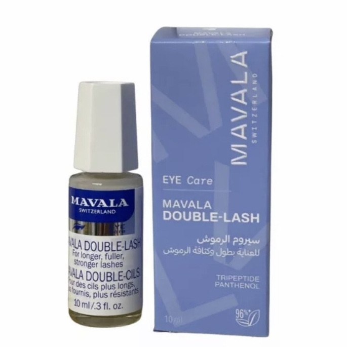سرم تقویت مژه و ابرو ماوالا اصلی سوئیسی mavala eye care double-lash lash serum length & volume care 10ml tripeptide panthenol