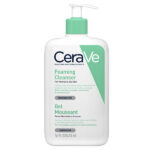 بطری ژل شستشو صورت CeraVe Foaming Cleanser با حجم 473 میلی‌لیتر مناسب پوست نرمال تا چرب