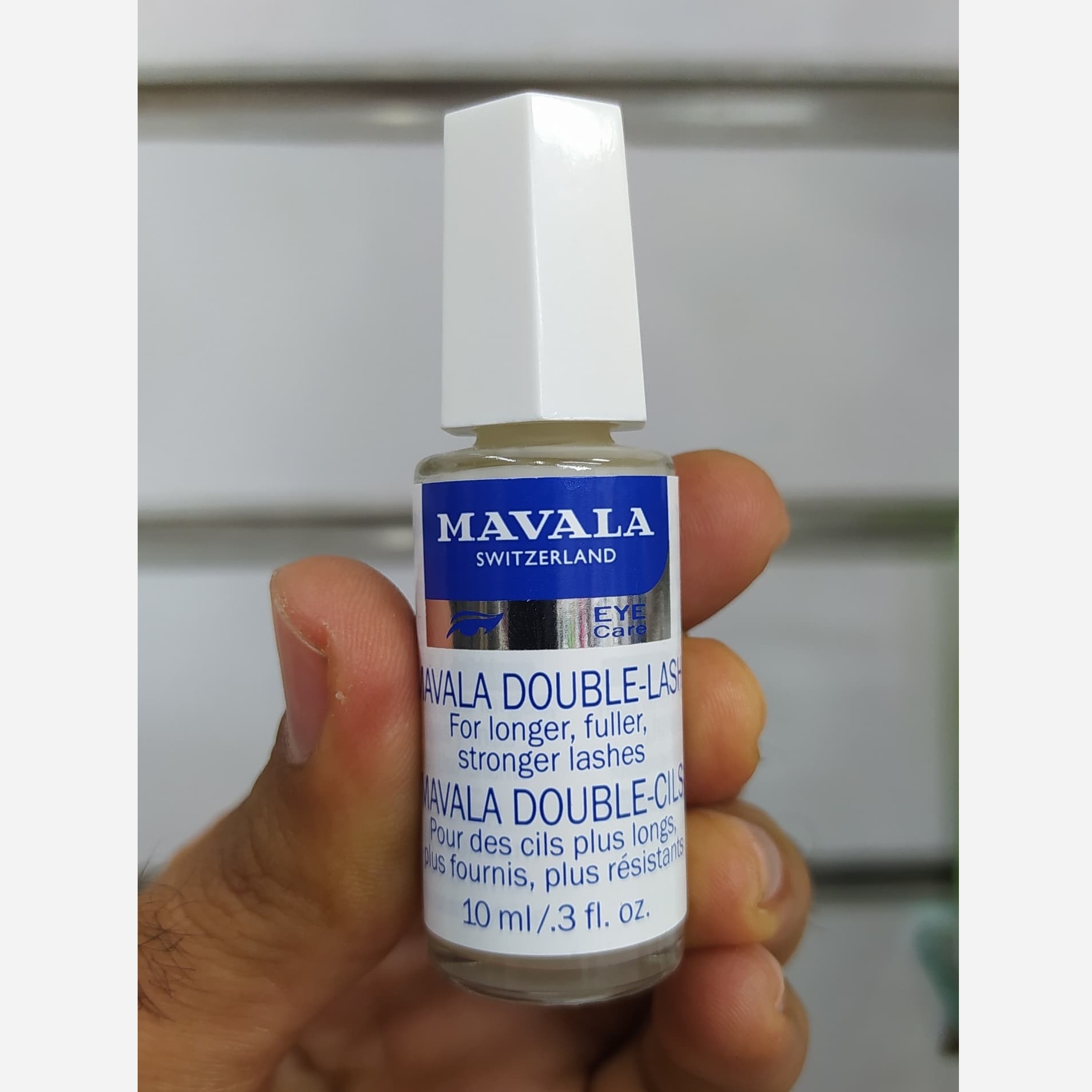 سرم تقویت مژه و ابرو ماوالا اصلی سوئیسی mavala eye care double-lash lash serum length & volume care 10ml tripeptide panthenol - Image 3