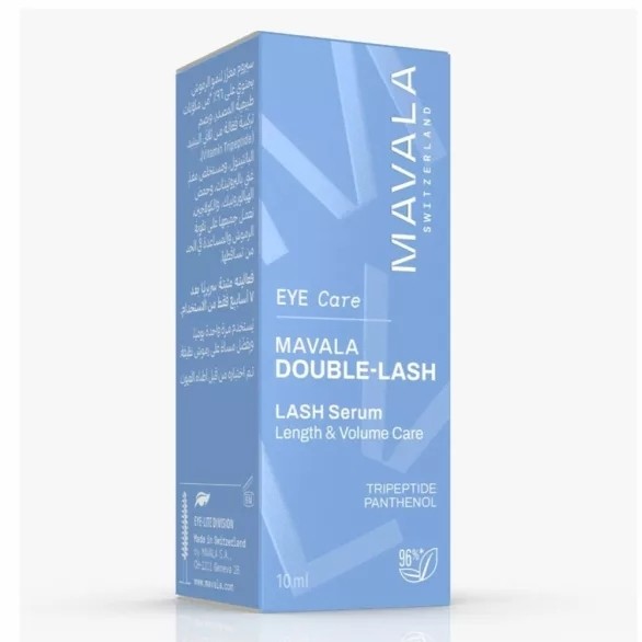سرم تقویت مژه و ابرو ماوالا اصلی سوئیسی mavala eye care double-lash lash serum length & volume care 10ml tripeptide panthenol - Image 2