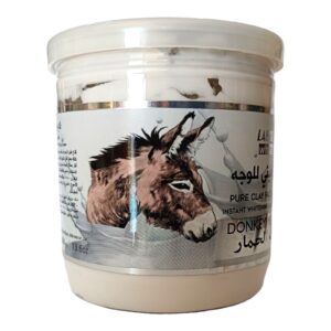ماسک صورت گچی لیزر وایت وایت خالص حاوی خاک رس و شیر الاغ 400ml