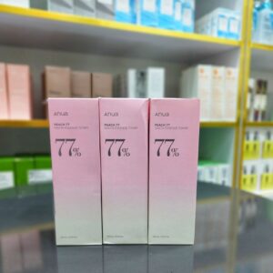 تونر اسنس هلو نیاسینامید آنوا Peach 77 Niacin Essence Toner در بطری صورتی