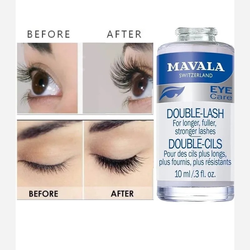 سرم تقویت مژه و ابرو ماوالا اصلی سوئیسی mavala eye care double-lash lash serum length & volume care 10ml tripeptide panthenol - Image 6