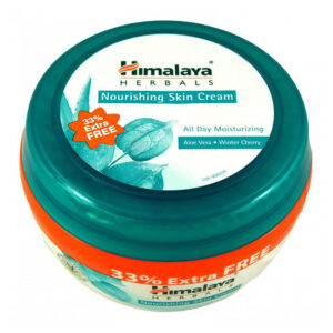 کرم مرطوب کننده هیمالیا آلوئه‌ورا و گیلاس زمستانی مدل Nourishing Skin Cream با حجم 150+50ml