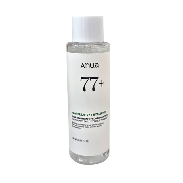 تونر آبرسان و تسکین‌دهنده آنوا سری Heartleaf 77 + Hyaluron با حجم 250ml